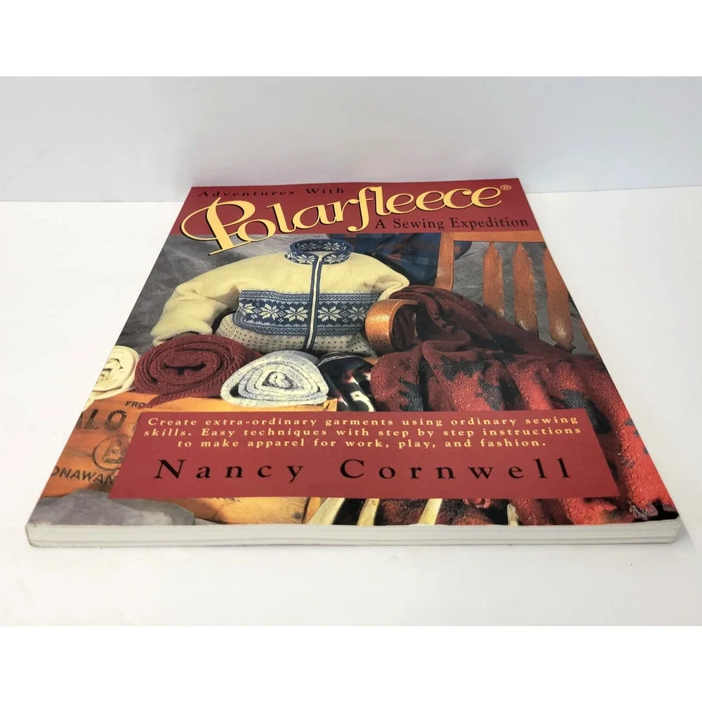 Adventures With Polarfleece Nancy Cornwell Krause Red Large Trade PB Sewing Book